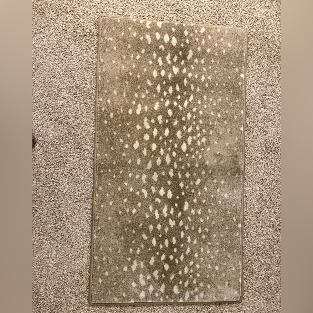 Elegant Tan and Cream Area Rug